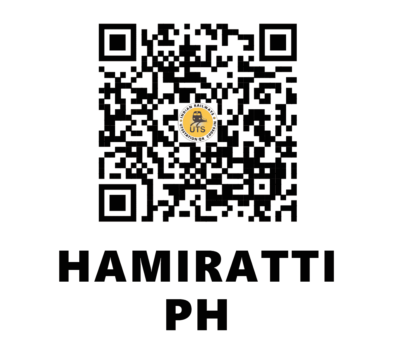 UTS QR Code for HAMIRATTI PH - HAM (SE - WEST BENGAL)